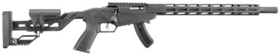 Ruger 8400 Precision Rimfire Full Size 22 LR 15+1 18″ Black Threaded Barrel, Black Hard Coat Anodized Aluminum Receiver w/Picatinny Rail, 15″ M-LOK Handguards, Black Synthetic Adj Quick-Fit Precision w/Chassis Stock, Black Polymer Grips, Right Hand