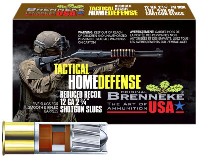 Brenneke SL122THD THD Home Defense 12Gauge 2.75″ 1oz Slug Shot 5 Per Box/50 Case