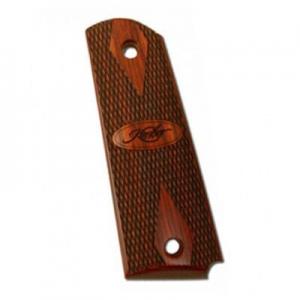 Kimber 1911 Rosewood Grips, OEM Double Diamond w/ Kimber Logo Centered, Works For Full Size Models
