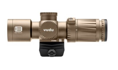 EOTECH VUDU 3-9X32 SFP ULTRA-SHORT RIFLESCOPE MR5 RETICLE MRAD INTEGRATED MOUNT TAN VDU3-9MR5TAN
