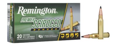 Remington Ammunition 29332 Premier Scirocco Bonded 308Win 165gr Swift Scirocco Bonded 20 Per Box/10 Case