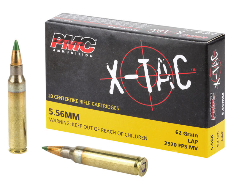 PMC 556K X-Tac 5.56x45mmNATO 62gr Light Armor Piercing 20 Per Box/50 Case PMC 556K X-Tac 5.56x45mmNATO 62gr Light Armor Piercing 20 Per Box/50 Case