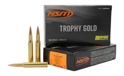 HSM 3006210VLD Trophy Gold Extended Range 30-06 Springfield 210 gr Berger Hunting VLD Match 20 Per Box/ 20 Case