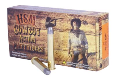 HSM 38551N Cowboy Action  38-55 Win 240 gr Round Nose Flat Point 20 Per Box/ 25 Case