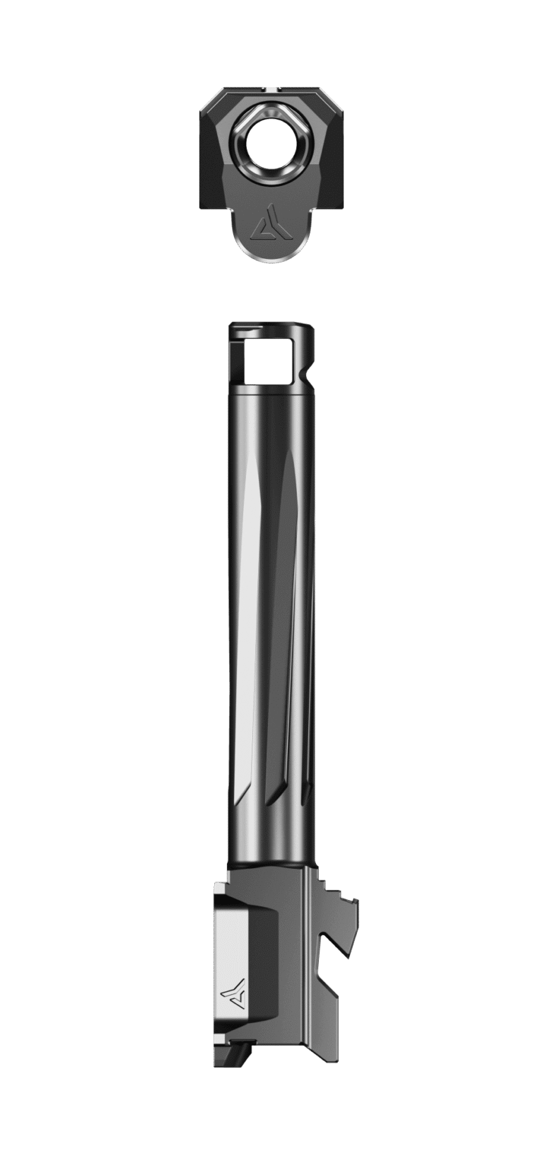 Radian Ramjet + Afterburner Barrel and Compensator for Glock 19 Gen 5 in FDE, 4.7″