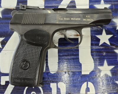 Russian Imez IJ70-18A 9×18 MAK Semi Auto Pistol, Black 3.5″