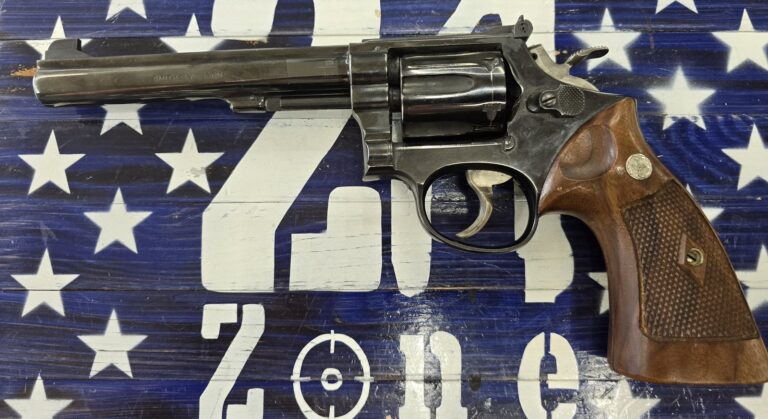 Smith & Wesson K-38 Target Masterpiece 38 SPL Double Action Revolver, Blued 6″ Smith & Wesson K-38 Target Masterpiece 38 SPL Double Action Revolver, Blued 6″