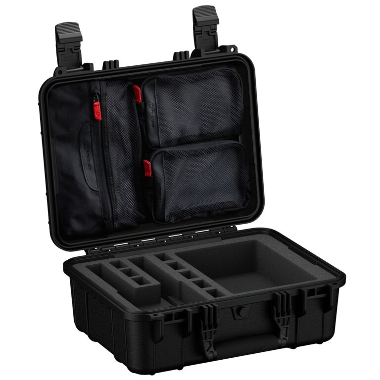 Condition 1 16″ 2 Pistol Case #179 Black, Pre-Cut Foam w/ Lid Organizer. H1179BKF12510-2AC1-44696BK