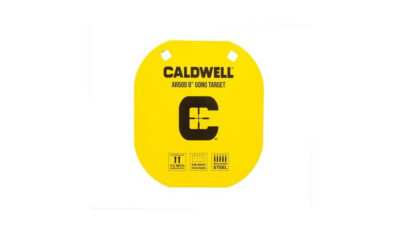 Caldwell 1116703 Gong  8″ Yellow AR500 Steel 0.38″ Thick Hanging