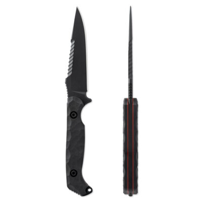 Toor Knives Darter S Shadow Black Fixed Blade Knife 4.25″