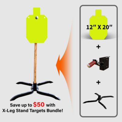 Highwild LZ1M220 X-Leg Base with 12″x20″x3/8″ Target System