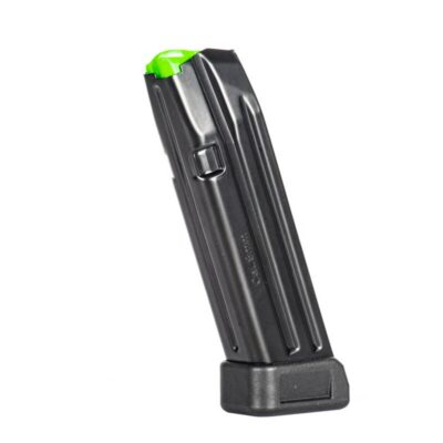 Mec-Gar MGG172003A Glock 17 20rd Extended 9mm Luger, Black Carbon Steel w/Black Floorplate