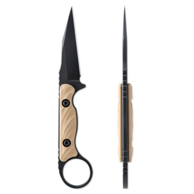Fixed Blade Knife Black M4/FDE G-10