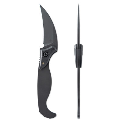 Toor Knives Pincer Fixed Blade Knife, Socom Black