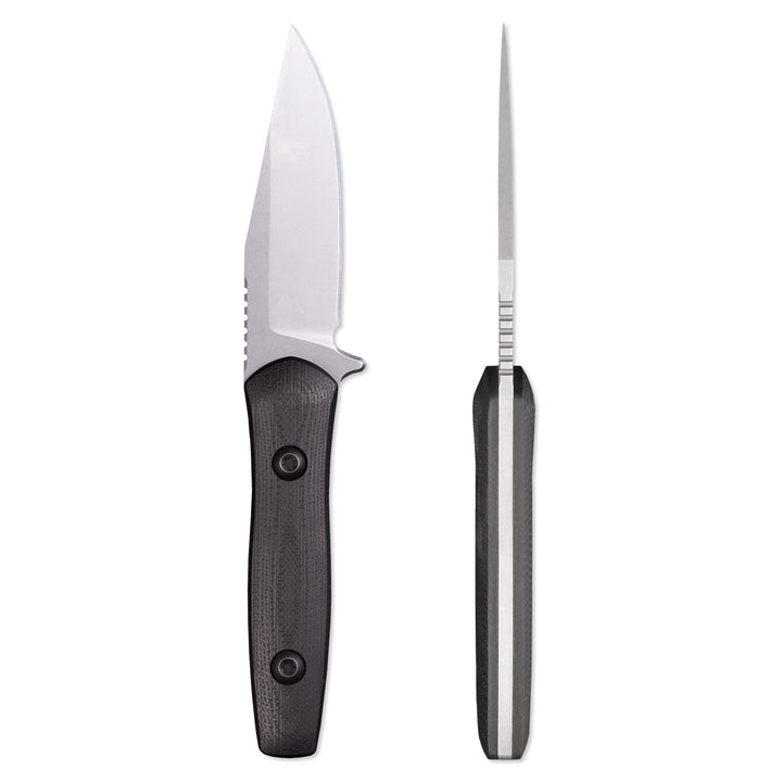Toor Knives Sevra Fixed Blade Knife,Black G10 Toor Knives Sevra Fixed Blade Knife,Black G10