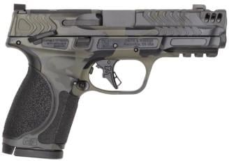 M&P 2.0 Compact Series Performance Center® M&P®9 M2.0 Metal Compact Carry Comp 14647 9mm Semi Auto Pistol, Black Multicam (2) 15 round magazines.