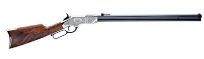 Henry H011SD Original Silver Deluxe Engraved 44-40 Win 13+1 24.50″ Nickel Plated