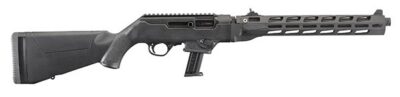 Ruger 19116 PC Carbine *CA Compliant 9mm Luger 10+1 16.12″ Fluted Barrel, Type III Hard Coat Anodized Aluminum Alloy Receiver, Synthetic Stock, M-Lok Accessory Slots, Optics Ready
