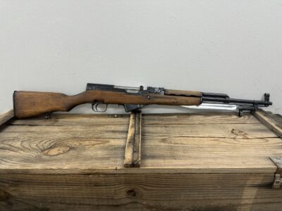 Russian, Sks 7.62, Fixed Magazine, 7.62×39, Wood Stock, W/ Seperate Fde Chassis, Semi Auto, 20″ Barrel, No Case