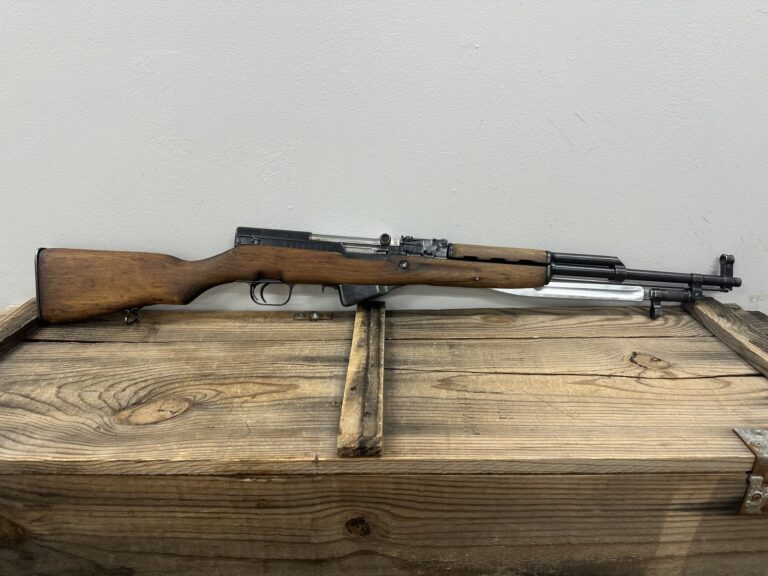 Russian, Sks 7.62, Fixed Magazine, 7.62×39, Wood Stock, W/ Seperate Fde Chassis, Semi Auto, 20″ Barrel, No Case