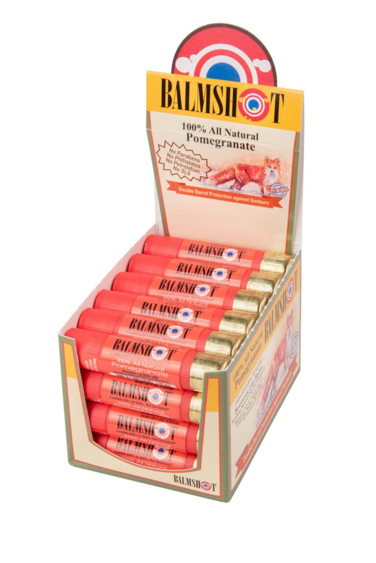 Balmshot Pomegranate Beeswax Lipbalm with 15 SPF Sunscreen