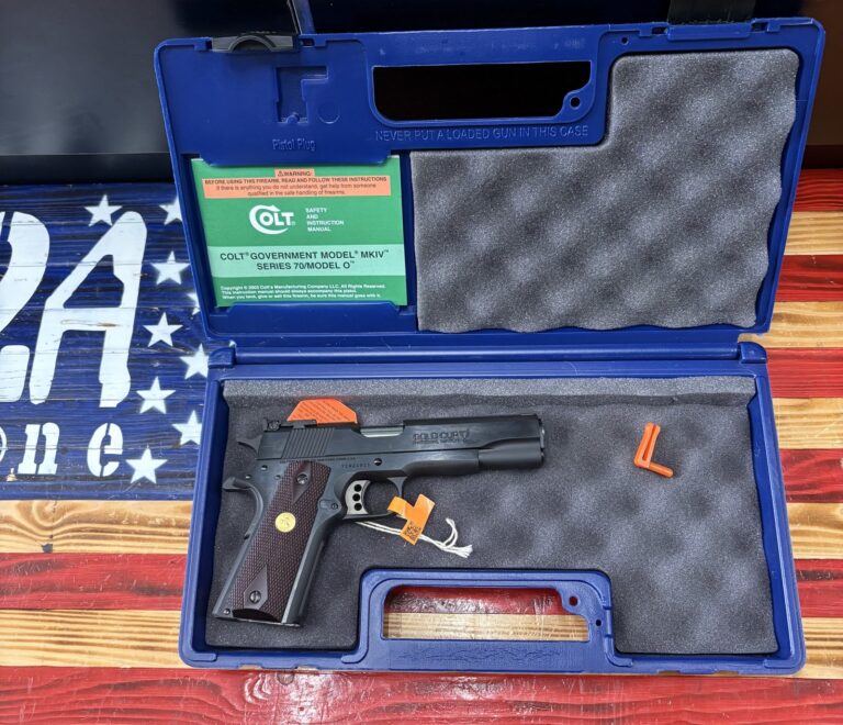 Colt series 70 gold cup national match 1911 .45acp black 5″ semi auto pistol Colt series 70 gold cup national match 1911 .45acp black 5″ semi auto pistol