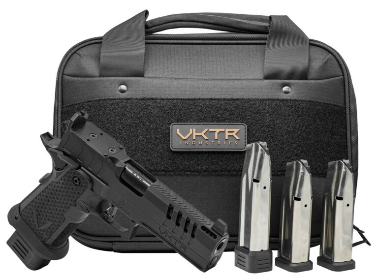 VKTR Industries VKPP DS1911 CA Compliant, 25 ACP, 4.4″ Ported Bull Barrel, 4 Magazines, Optics Ready, Pistol VKTR Industries VKPP DS1911 CA Compliant, 25 ACP, 4.4″ Ported Bull Barrel, 4 Magazines, Optics Ready, Pistol