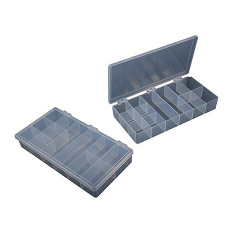 COMPARTMENT BOXES STORAGE BIN, 12 COMPARTMENT, 8-1/4”X4-1/4”X1-1/4”, 2 PACK