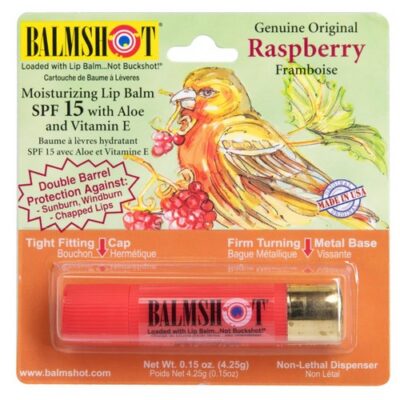 Balmshot Raspberry Beeswax Lipbalm with 15 SPF Sunscreen