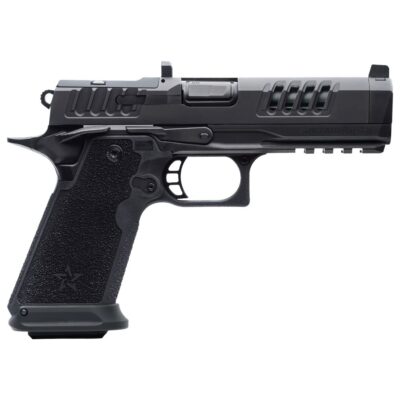 Staccato Preferred HD P4.5 9mm DLC Barrel Trijicon Night Sight DLC/DLC Finish 3x Mags (Magwell) 20-2300-000106 Trijicon Night Sight 3x Mags