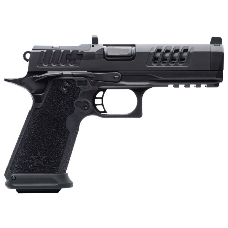 Staccato Preferred HD P4.5 9mm DLC Barrel Trijicon Night Sight DLC/DLC Finish 3x Mags (Magwell) 20-2300-000106 Trijicon Night Sight 3x Mags
