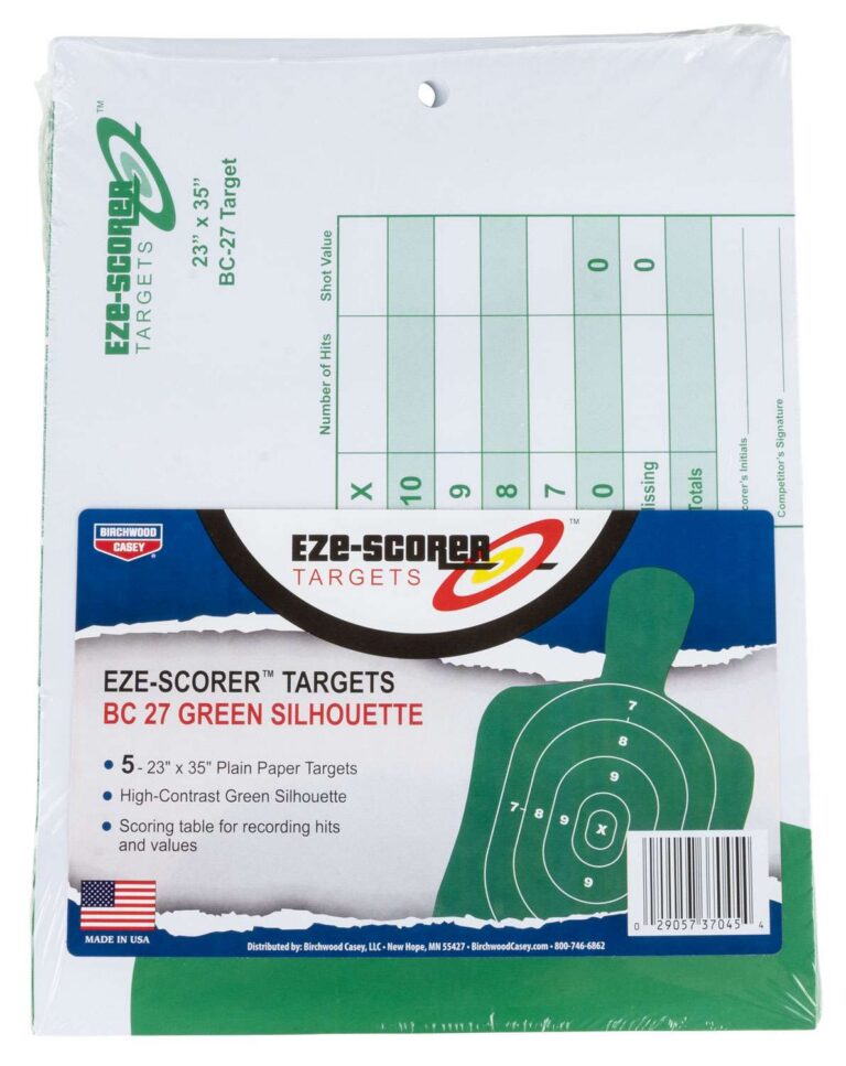 Birchwood Casey EZE-Scorer BC-27 Paper 23″ x 35″ Silhouette Green 5 Pack Birchwood Casey EZE-Scorer BC-27 Paper 23″ x 35″ Silhouette Green 5 Pack
