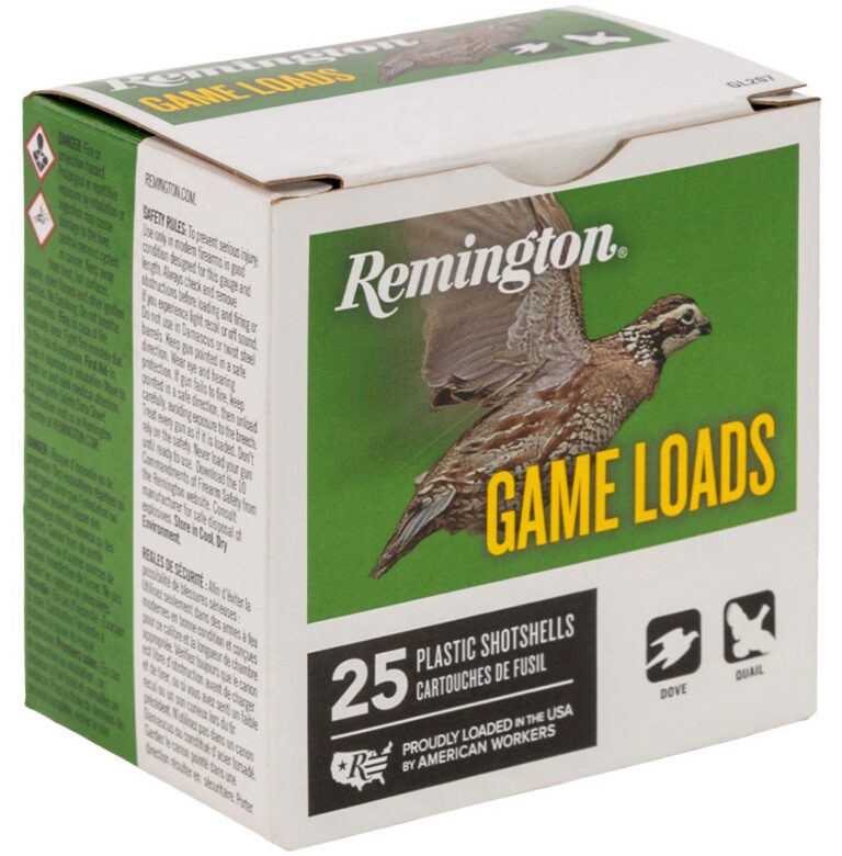 Remington Ammunition 20030 Game Load 12Gauge 2.75″ 1oz 7.5Shot 25 per Box/10 Case Remington Ammunition 20030 Game Load 12Gauge 2.75″ 1oz 7.5Shot 25 per Box/10 Case