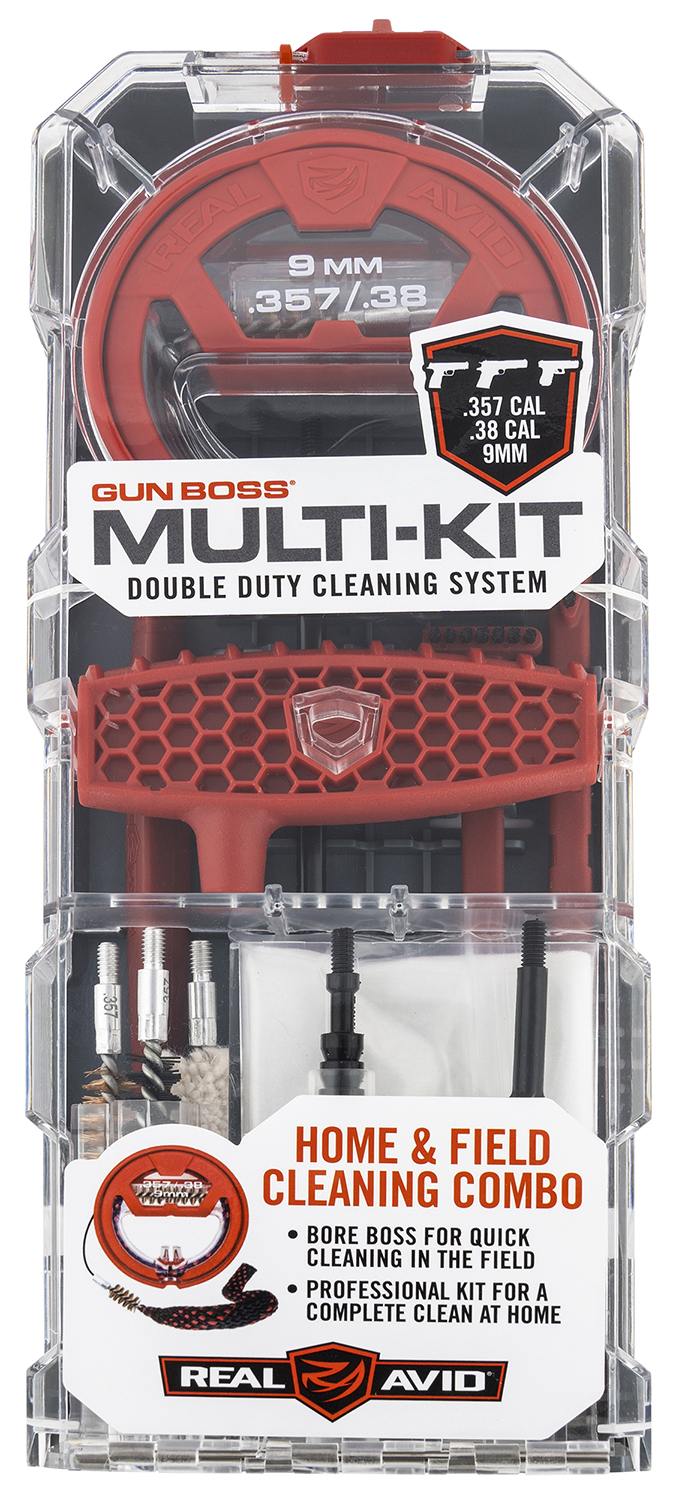 Real Avid AVGBMK9MM Gun Boss Multi-Kit 9mm 357 Mag 38 Cal Pistol Plastic Box Case Real Avid AVGBMK9MM Gun Boss Multi-Kit 9mm 357 Mag 38 Cal Pistol Plastic Box Case