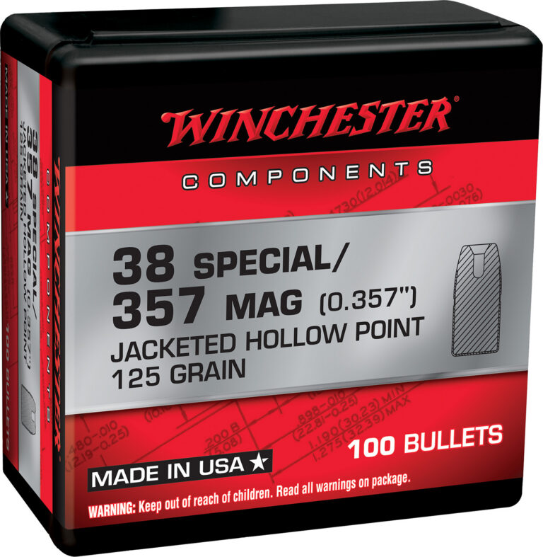 Winchester Ammo WB38HP125X Centerfire Handgun Reloading 38Special 125gr Jacketed Hollow Point 100 per Box/10 Case Winchester Ammo WB38HP125X Centerfire Handgun Reloading 38Special 125gr Jacketed Hollow Point 100 per Box/10 Case