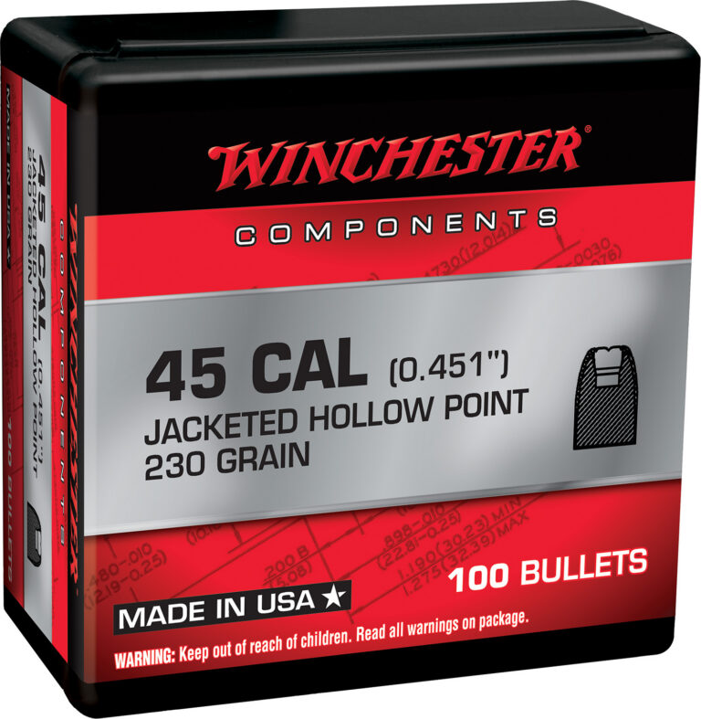 BULLETS 45 AUTO JHP 230 GR 100 COUNT BULLETS 45 AUTO JHP 230 GR 100 COUNT