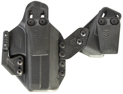 Blackhawk 416100BK Stache Premium Kit IWB Size 00 Black Polymer Belt Clip Compatible with Glock 17/22/31 Ambidextrous