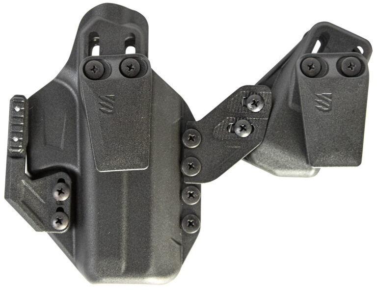 Blackhawk 416100BK Stache Premium Kit IWB Size 00 Black Polymer Belt Clip Compatible with Glock 17/22/31 Ambidextrous Blackhawk 416100BK Stache Premium Kit IWB Size 00 Black Polymer Belt Clip Compatible with Glock 17/22/31 Ambidextrous
