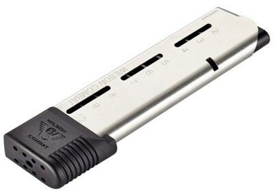 Wilson Combat 50045FS10 1911 10-Round Extended Floorplate 45 ACP Fits Wilson Combat 1911 Elite Tactical Stainless Steel