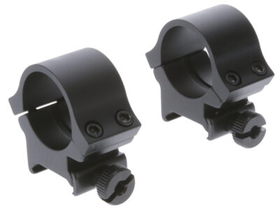 TruGlo TGTG8961B2 Lightweight Scope Rings  Matte Black 1″ High