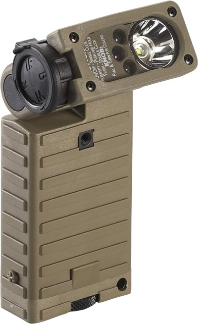 Streamlight 14000 Sidewinder 55-Lumens Flashlight with Alkaline Batteries and IR LED, Coyote
