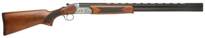 Dickinson LLC GW12W26P Green Wing 12 Gauge 2-Round 3″ 26″ Matte Black Vent Rib Barrel, Engraved Steel Receiver with Satin Silver Metal Finish, Bead Front Sight, Wood Stock & Ejector