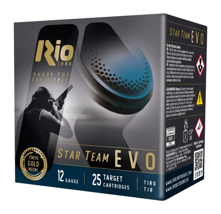 Rio Ammunition ST32HV8 Star Team EVO High Velocity 12 Gauge 2.75″ 1 1/8 Oz 8 Shot 25 per Box/ 10 Cs