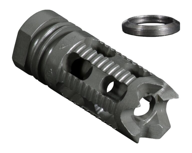 Yankee Hill 285M1 Phantom Comp/Brake with Aggressive End, 1/2″-28 Tpi Threads 2.25″ OAL for 5.56mm Yankee Hill 285M1 Phantom Comp/Brake with Aggressive End, 1/2″-28 Tpi Threads 2.25″ OAL for 5.56mm