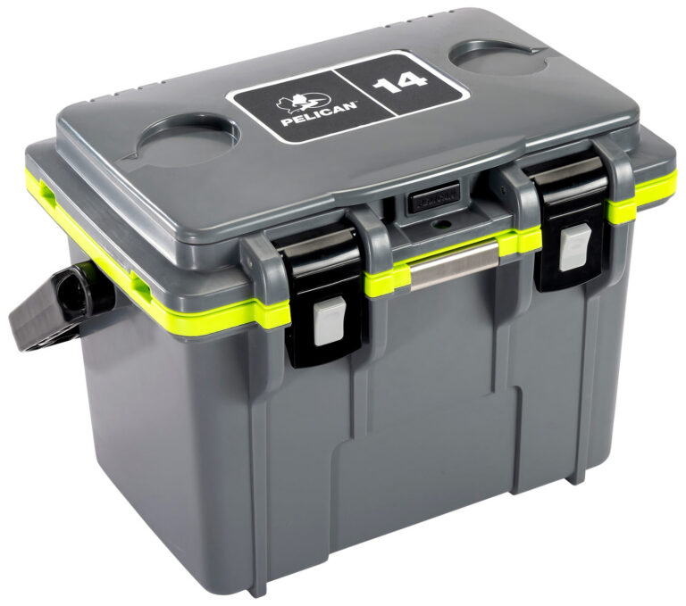 Pelican 14Q-1-DKGRYEGRN 14QT Elite Cooler Gray/Green Pelican 14Q-1-DKGRYEGRN 14QT Elite Cooler Gray/Green