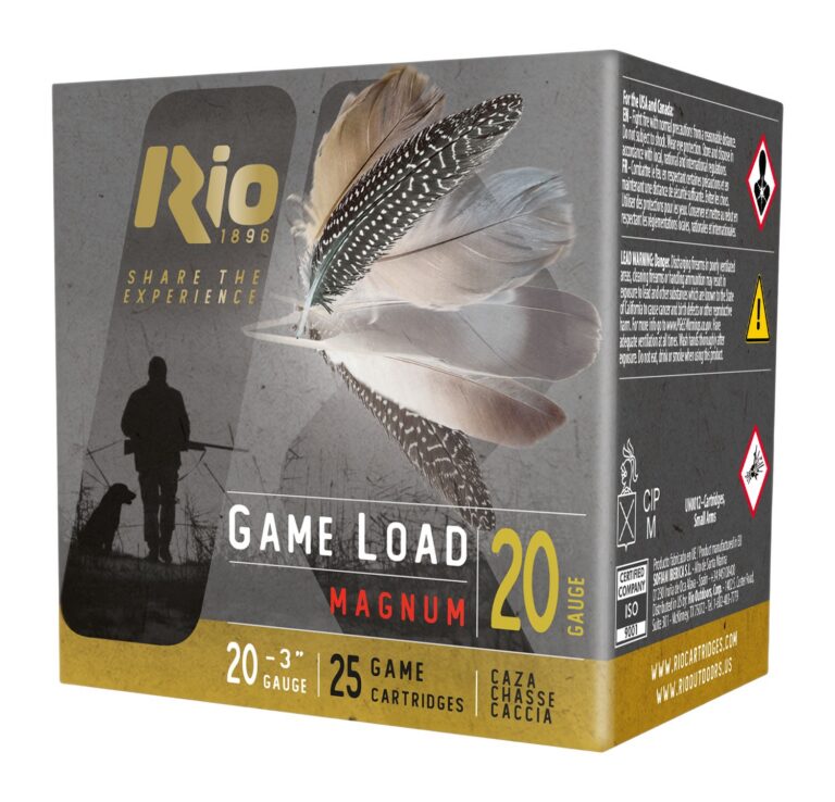 Rio Ammunition RC20MGN5 Game Load 20Gauge 3″ 1 1/4oz 5Shot 25 per Box/10 Case
