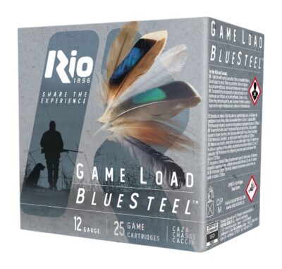 Rio Ammunition GLBS325 Game Load BlueSteel 12Gauge 2.75″ 1 1/8oz 5Shot 25 per Box/10 Case
