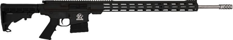 Great Lakes Firearms GL10243SSBLK AR-10 243 Win 5+1 24″ Stainless Threaded Barrel, Black Aluminum Receiver with Picatinny Rail, M-LOK Handguard, Adjustable Stock, Mil-Spec Grip, Right Hand Great Lakes Firearms GL10243SSBLK AR-10 243 Win 5+1 24″ Stainless Threaded Barrel, Black Aluminum Receiver with Picatinny Rail, M-LOK Handguard, Adjustable Stock, Mil-Spec Grip, Right Hand