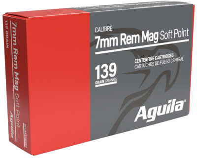 Aguila 80591AG 7mmRemMag 139gr InterLock Boat Tail Soft Point 20 per Box/10 Case