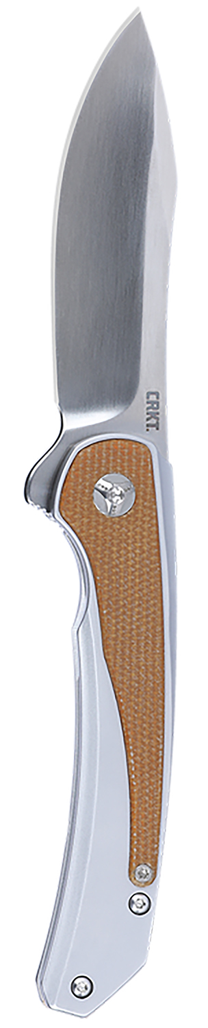 CRKT 6070 Padawan 3.01″ Folding Wharncliffe Plain Brushed Satin 14C28N Steel Blade, SS with G10 Coyote Tan Overlays Handle CRKT 6070 Padawan 3.01″ Folding Wharncliffe Plain Brushed Satin 14C28N Steel Blade, SS with G10 Coyote Tan Overlays Handle
